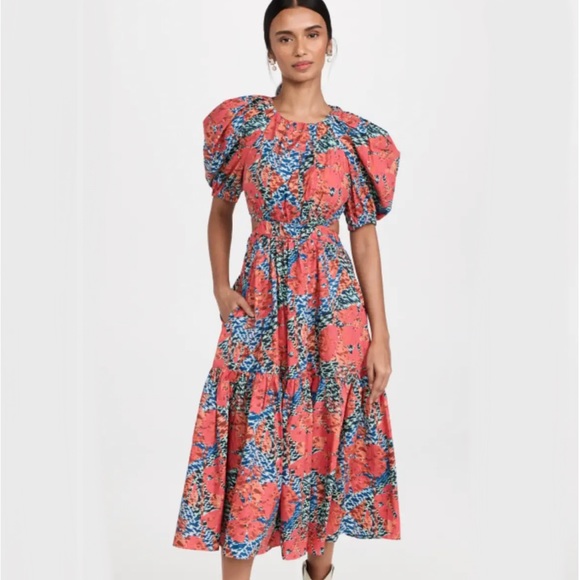 Ulla Johnson Claire Puff Sleeve Dress - Picture 2 of 9